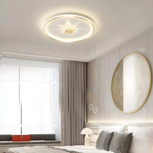 Moderne LED-Deckenleuchte für dekoratives Wohnambiente - vue 3 sur 12