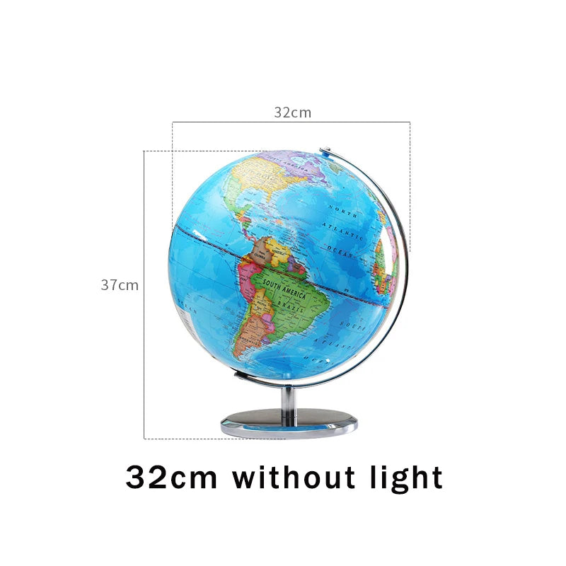globe terrestre lumineux rotatif 360 et 720 pour enfants fournitures scolaires - vue 16 sur 18