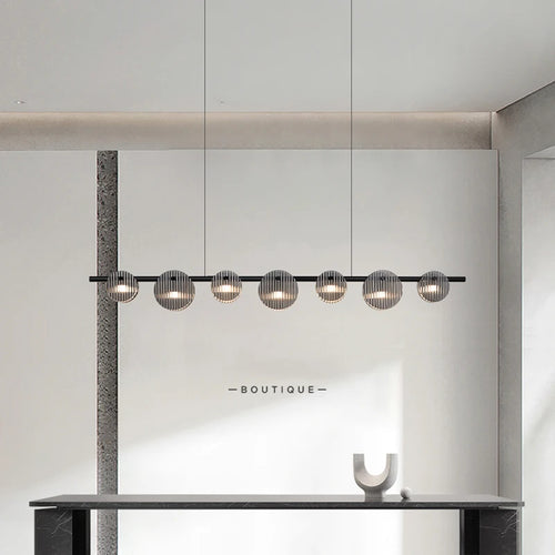 suspension led moderne style minimaliste pour intérieur artistique