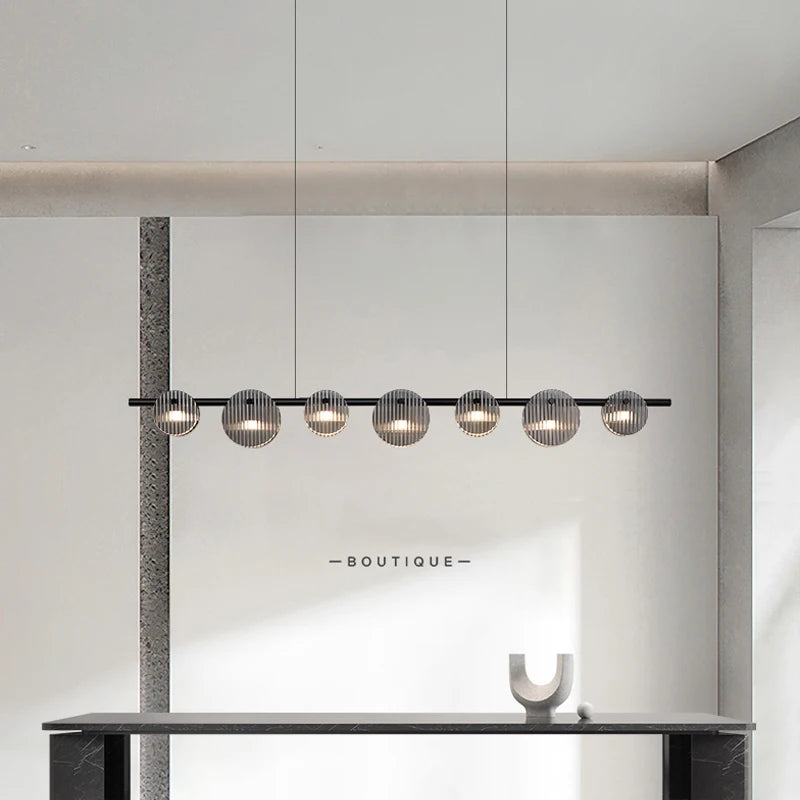 suspension led moderne style minimaliste pour intérieur artistique - vue 4 sur 9