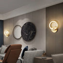 LED-Wandleuchte Kristall Schmetterling Oberfläche Gold