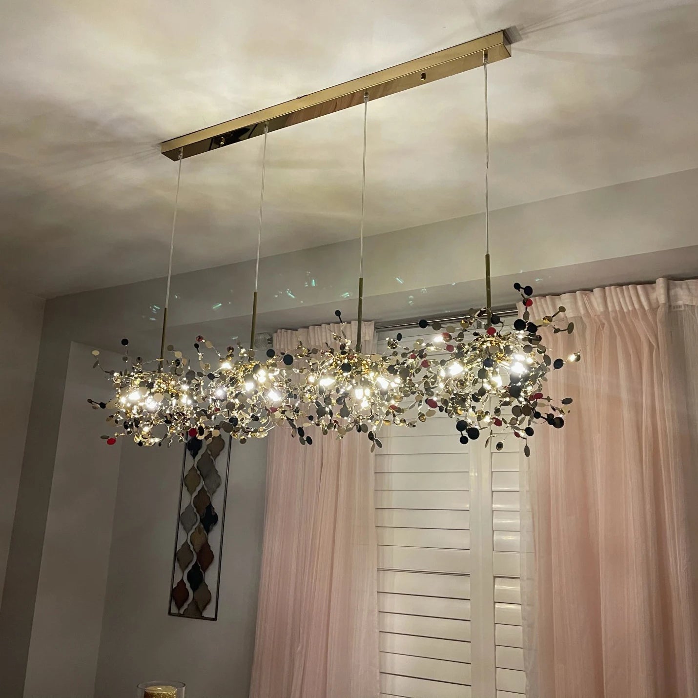 suspension design moderne en acier inoxydable pour intérieur - vue 6 sur 20
