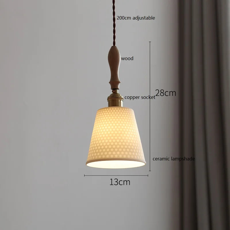 Moderne Pendelleuchte aus Keramik in Blumenform - vue 21 sur 30