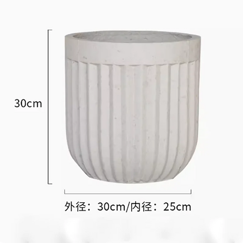 moule en silicone moderne pour pot de fleurs en béton léger et luxueux