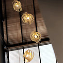 Pendelleuchte aus Holz im nordischen Design für Restaurant