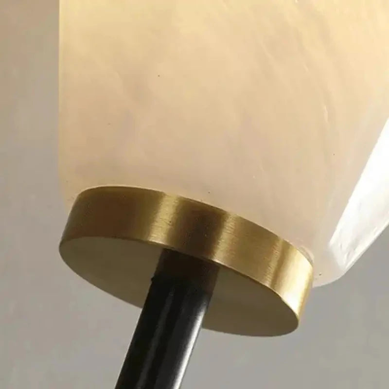 applique murale nordique en cuivre et laiton avec éclairage led rétro moderne - vue 6 sur 8