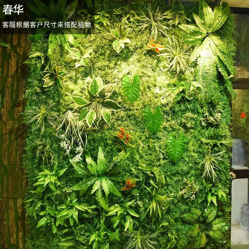 décoration végétale murale verte pour intérieur élégant - vue 11 sur 25