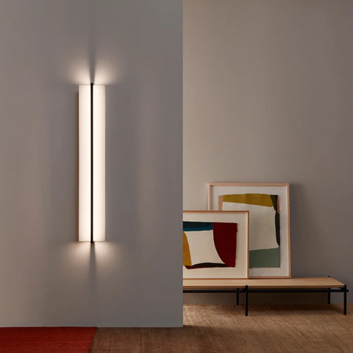 Moderne rechteckige minimalistische Wandleuchte für warmes Licht - vue 2 sur 8