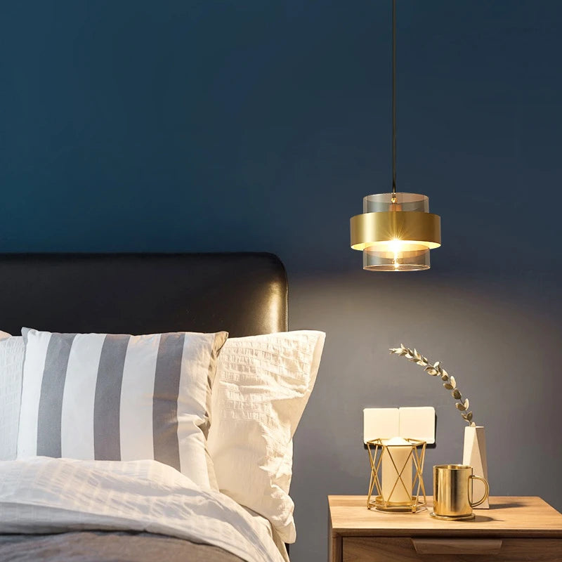 suspension moderne en verre pour décoration intérieure élégante - vue 3 sur 8