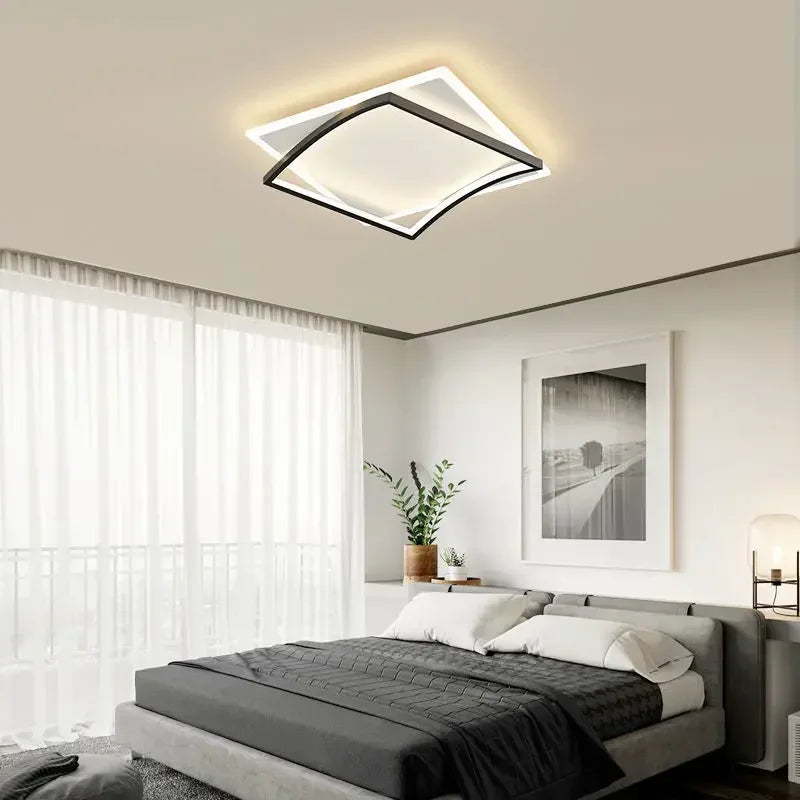 LED-Deckenleuchte modern dekorative Innenleuchte elegantes Design - vue 4 sur 24
