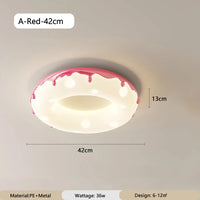 lustre donuts lampe ronde à bulles pour enfants protection des yeux
