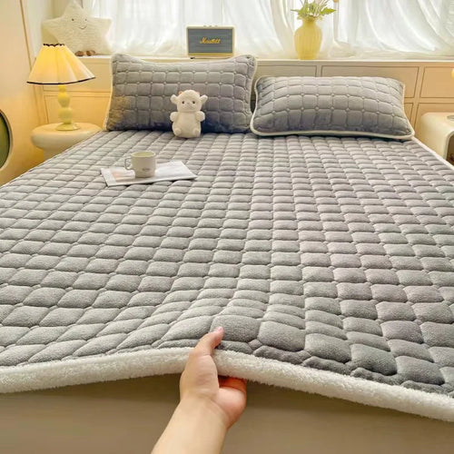 surmatelas en velours chaud pour un confort hivernal - vue 15 sur 15