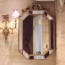 miroir décoratif suspendu nordique pour un élégant maquillage