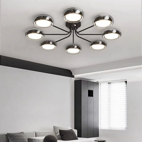 Moderner rechteckiger LED-Design-Deckenleuchte für den Innenbereich - vue 2 sur 9
