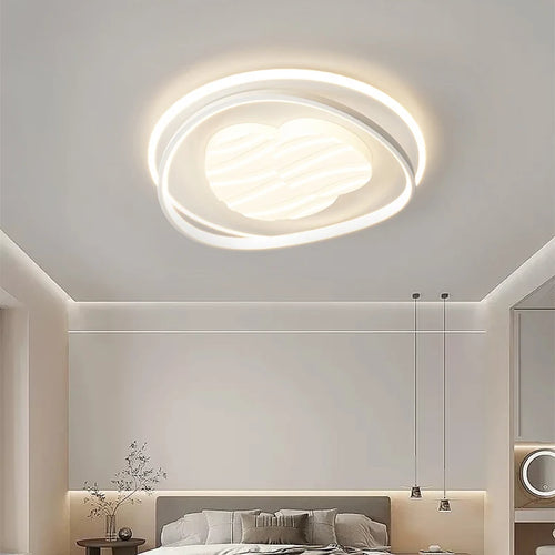 LED-Deckenleuchte im modernen nordischen Design, dekorative Leuchte, schlicht