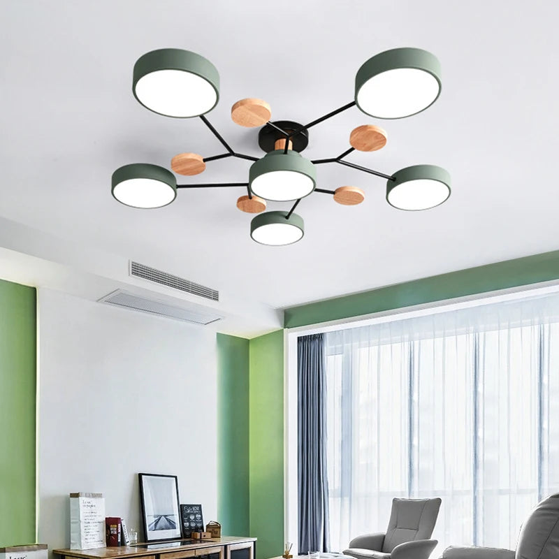 Plafonnier led de style scandinave - vue 5 sur 39
