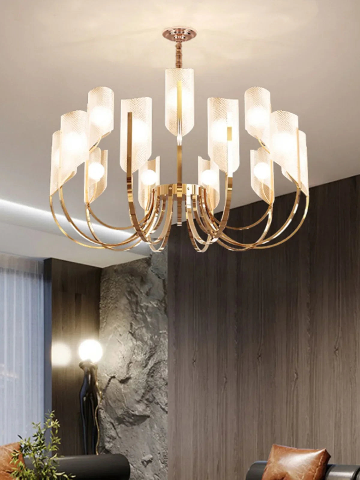lustre rétro français moderne minimaliste pour salle d'art créative - vue 5 sur 6