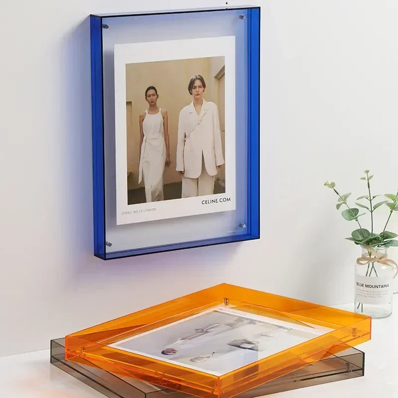 cadre acrylique transparent pour photos et décorations diverses - vue 6 sur 15