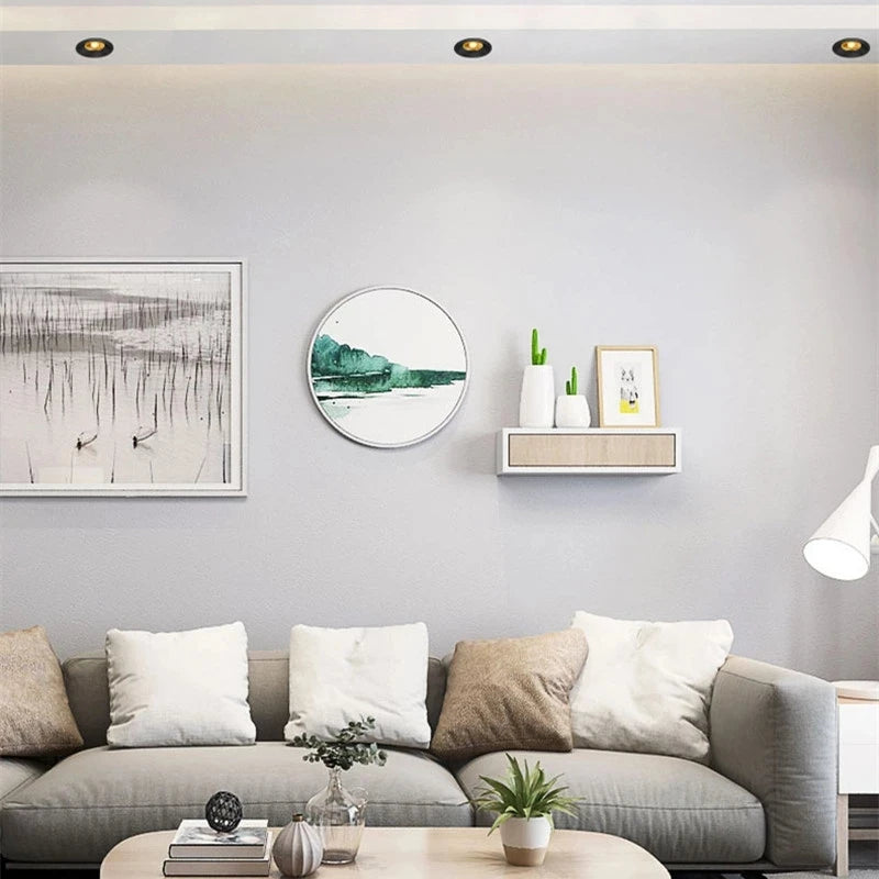 style 	 downlight ultra mince led anti-éblouissement avec lecteur led - vue 7 sur 8