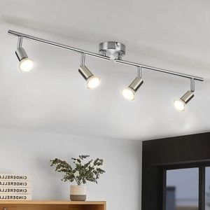 LED-Deckenleuchte mit mehrfach verstellbarem Winkel