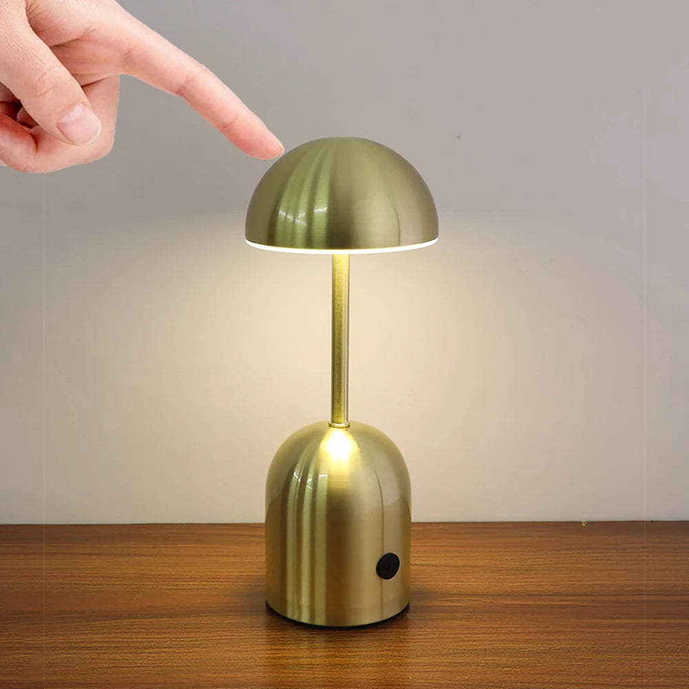 Lampe de Table Portable moderne en métal à intensité variable