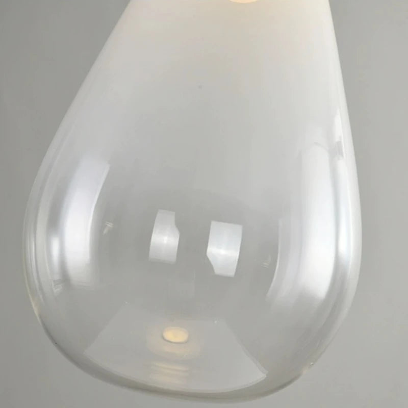lustre moderne en verre design pour décoration intérieure élégante - vue 7 sur 9