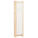 6-panel cream parting Wall, 240x4 cm fabric