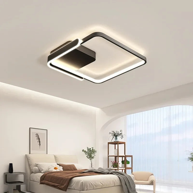 Plafonnier Led circulaire minimaliste moderne - vue 6 sur 10