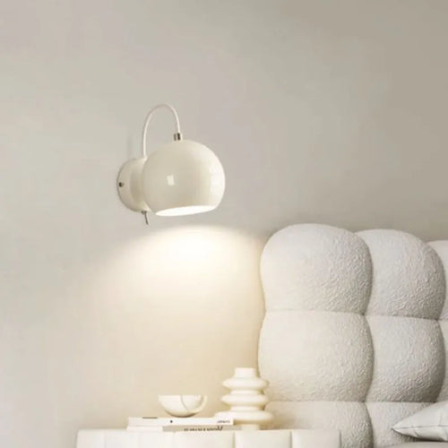 Nordische LED-Wandleuchte minimalistisch aus drehbarem Eisen - vue 2 sur 9