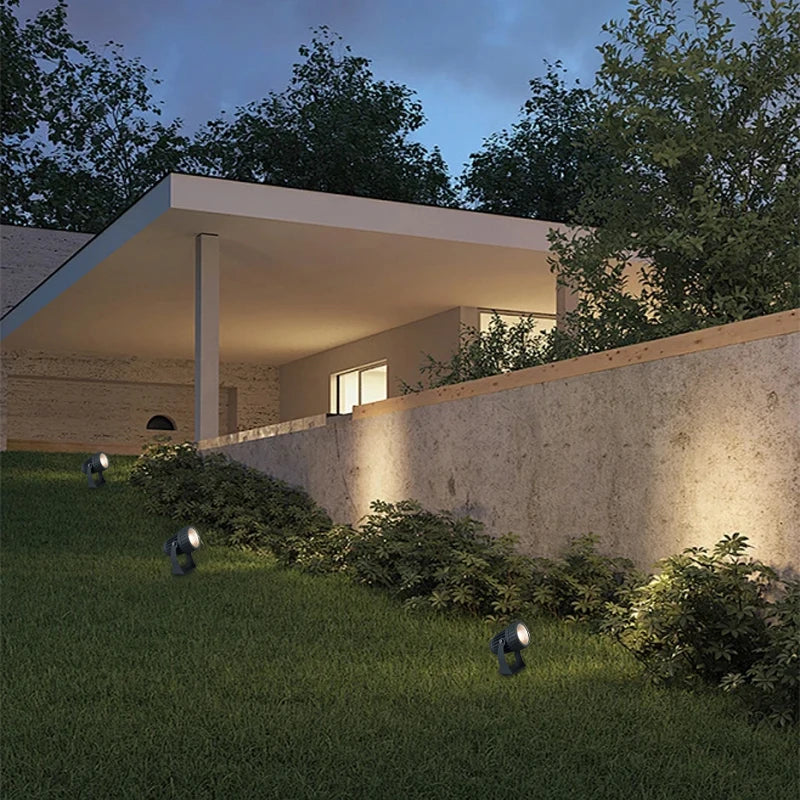 lampe led étanche pour éclairage extérieur jardin et sentier