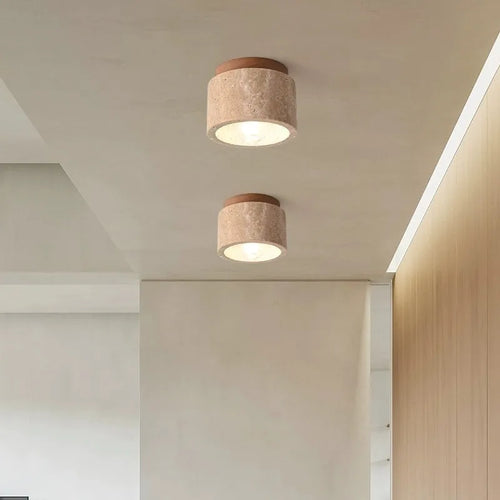 plafonnier led moderne en marbre pour décoration intérieure - vue 5 sur 11