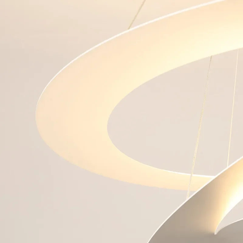 suspension nordique en spirale pour un éclairage élégant - vue 6 sur 6
