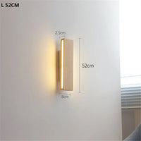 applique murale led en bois design moderne pour intérieur