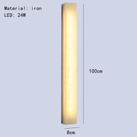 Applique murale LED Imitation marbre en fer cuboïde
