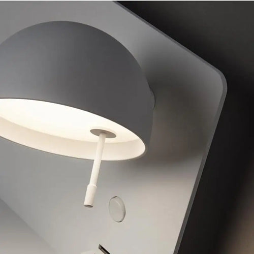 applique murale nordique multi-usages avec port usb