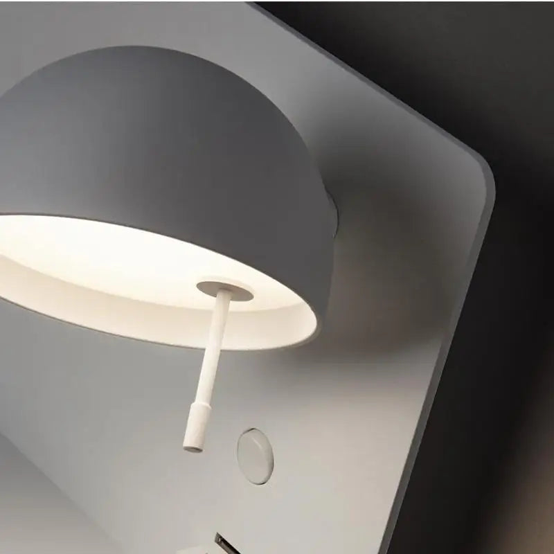 applique murale nordique multi-usages avec port usb - vue 7 sur 9