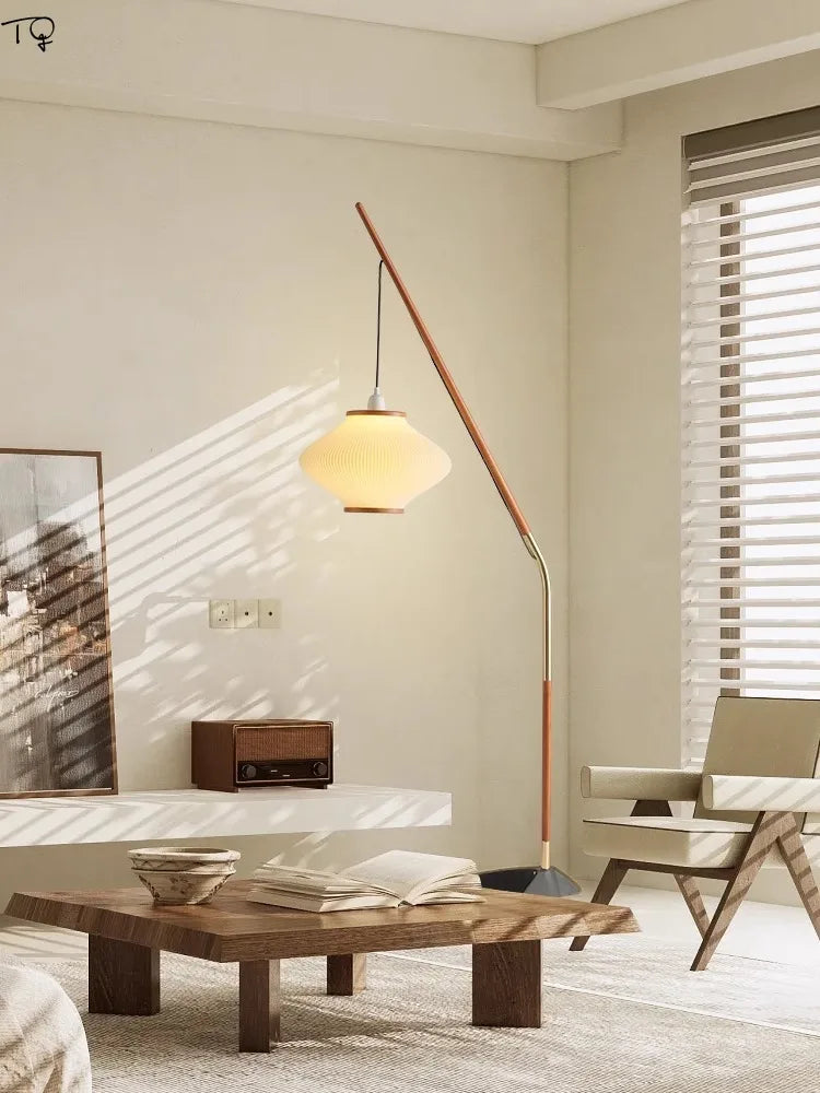 Lampadaire LED E27 de pêche médiéval au Design japonais - vue 4 sur 6