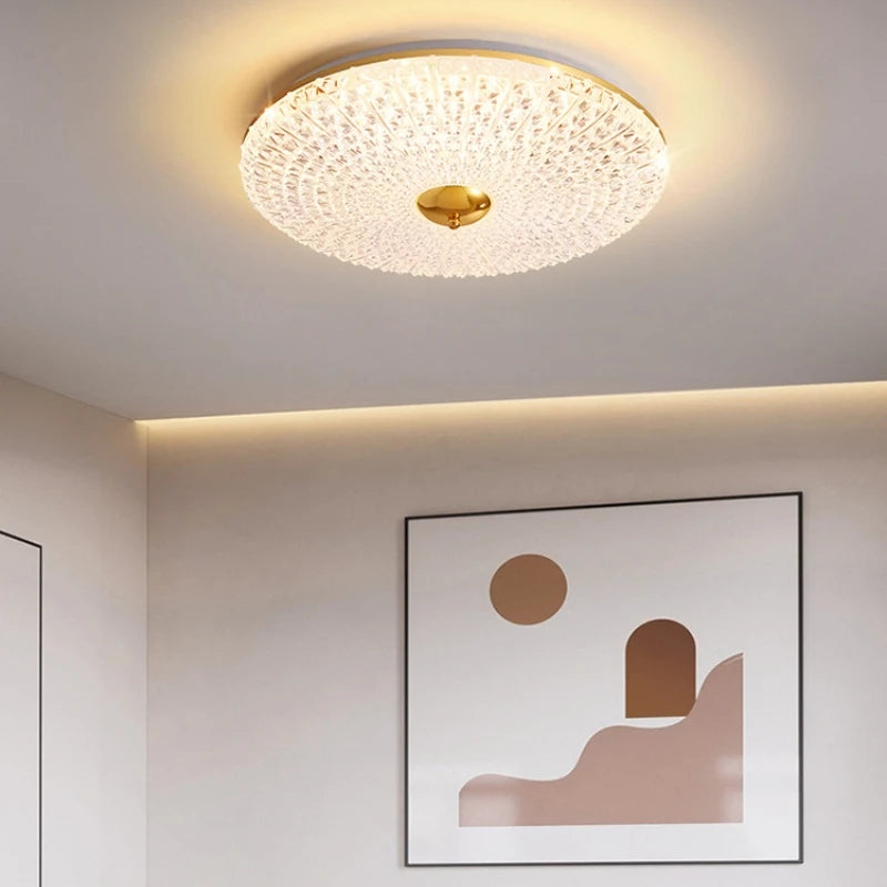 plafonnier led moderne rond pour éclairage intérieur élégant - vue 4 sur 13