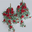 fleurs artificielles suspendues pour décoration extérieure et intérieure
