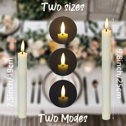 bougies LED décoratives scintillantes pour mariage et Halloween
