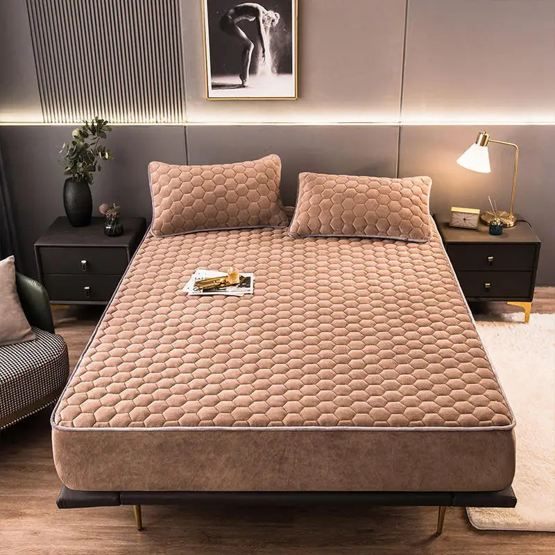 drap matelassé housse de protection en velours épais antidérapante