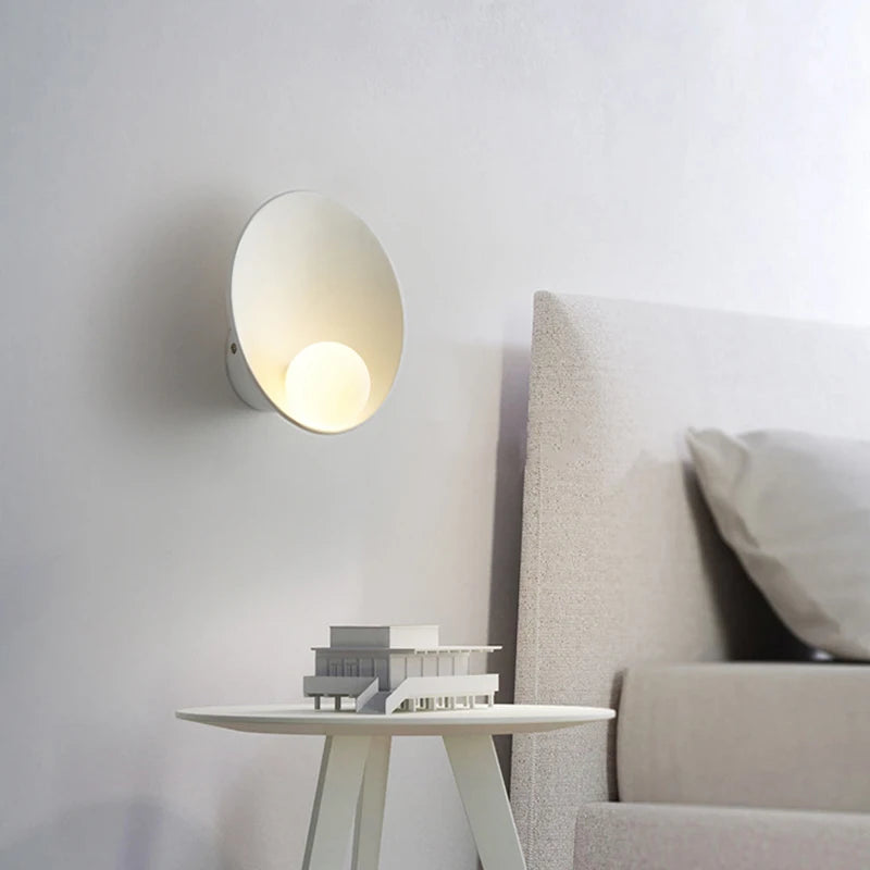 SANDYHA nordique rétro bois appliques chevet étude couloir fond TV Art maison intérieur décor luminaires - vue 5 sur 10