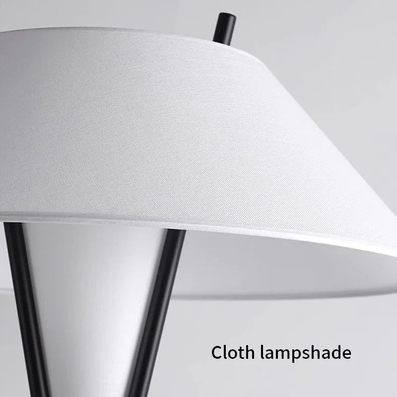 lampadaire led moderne avec interrupteur au pied pour décoration maison - vue 6 sur 7
