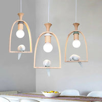 Kreativer romantischer Kronleuchter mit Vogel-Design – Dekorative Pendelleuchte