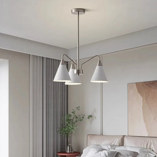 lustre moderne en fer design pour décoration intérieure lumineuse