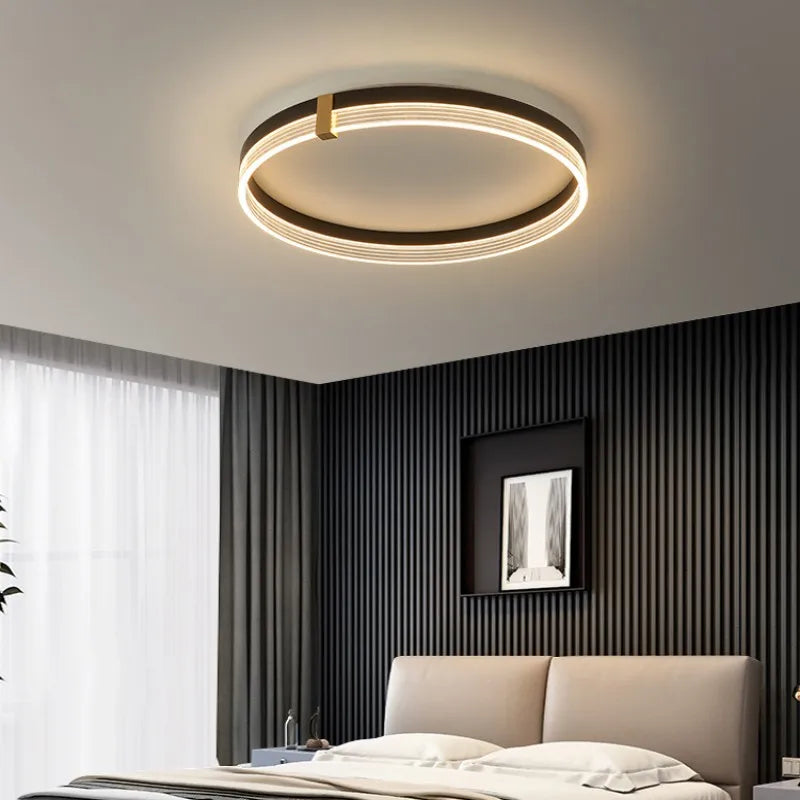 Plafonnier Led minimaliste avec télécommande - vue 5 sur 15