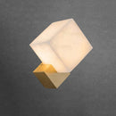 applique murale led moderne en marbre nordique style américain bronze doré