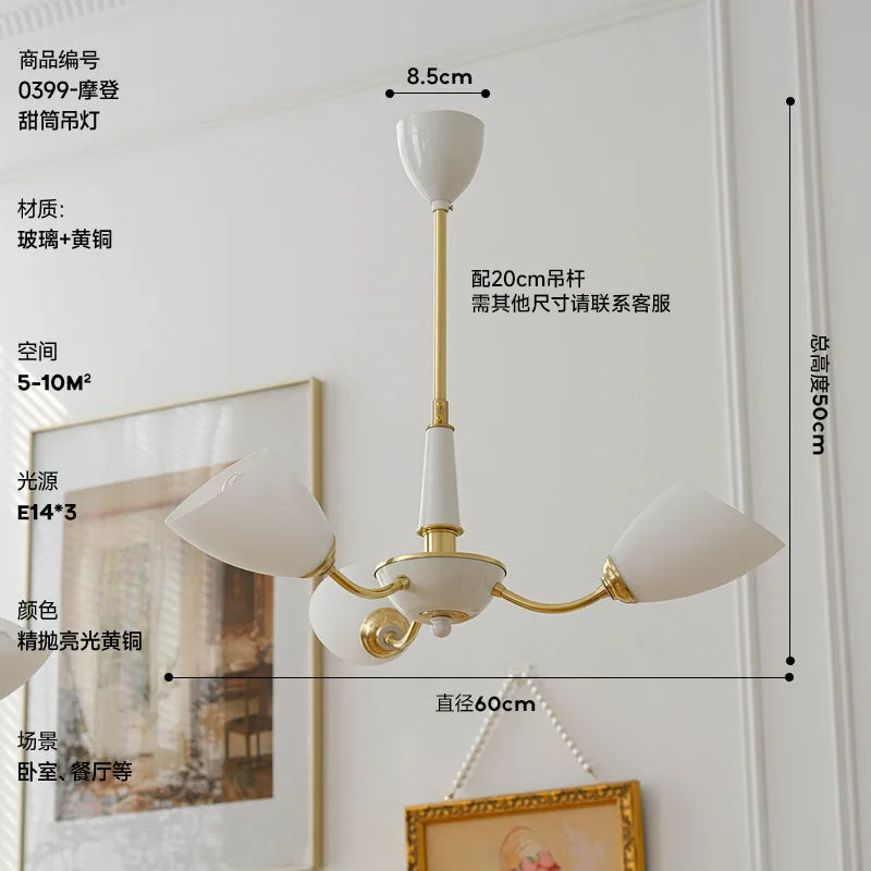 lustre à led moderne design nordique pour intérieur élégant - vue 10 sur 11