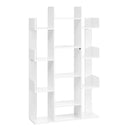 VASAGLE Bookshelf, Tree-Shaped Bookcase with 13 Storage Shelves, 86 x 25 x 140 cm, with Rounded Corners