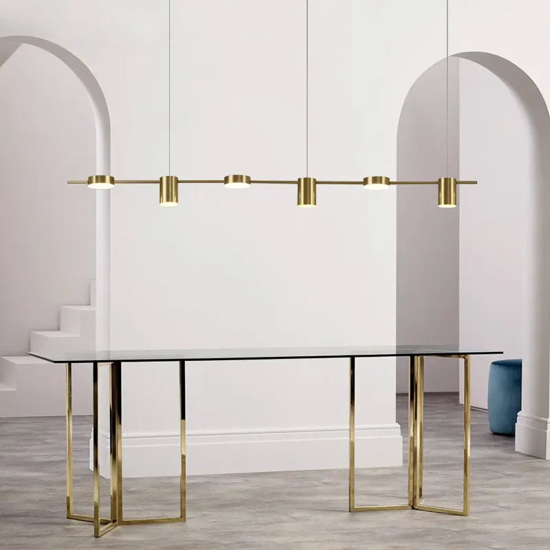 plafonnier led suspendu design moderne idéal pour salon table cuisine - vue 3 sur 12